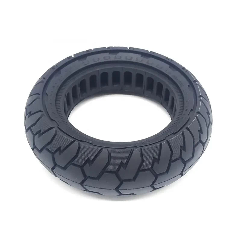 Puncture-Proof 10x3 Honeycomb Tyre – Flat Lay Profile