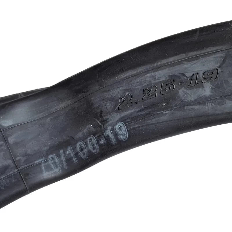 Close-up of 70/100-19 size marking on SurRon Light Bee inner tube