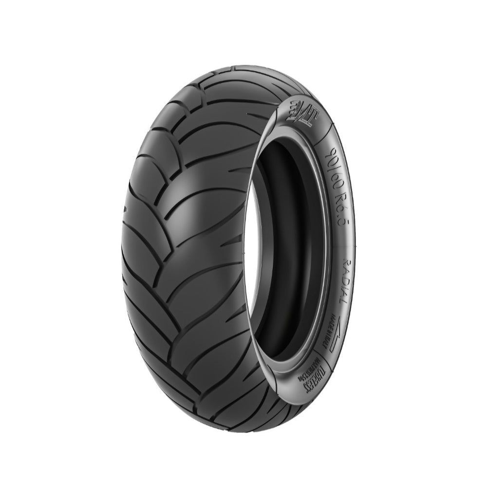 Hero view of the PMT 11" Tyre/Tire (90/60-R6.5) B Stradale High-performance Italian tyre/tire designed for premium electric scooters.