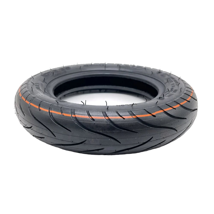 CST 10x2.25 electric scooter tyre shown lying flat with directional tread pattern – suits ZERO 10X and Inokim OX