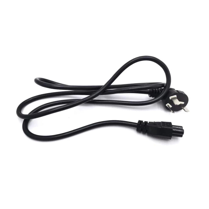 Unfolded 3-pin AC charging cable with Australian plug for Ninebot Max G30, F65, P65A, P100SE scooters, suitable for Segway Ninebot models - EcoMotion.com.au