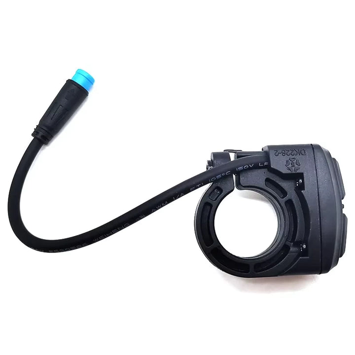 Side view of Kaabo dual drive switch with attached cable.