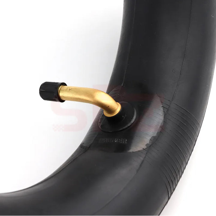 Close-up view of 90 degree valve of 11" Inner Tube (90/65-6.5, 110/50-6.5)