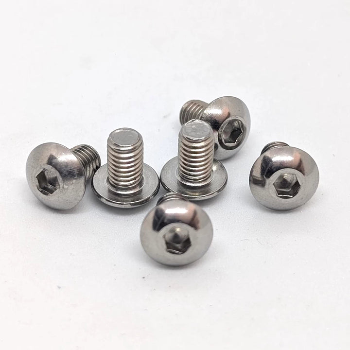 Australian Stainless Steel Screws – M5 × 8mm, 10mm, 12mm, 16mm, 20mm or 25mm – Motor Hub Rim/ Disc Brake Rotors (Set of 6)