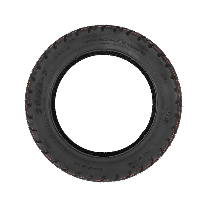 Side profile view of 90/55-7 anti-puncture self-healing tyre for Ninebot GT1 and GT2 scooters