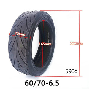 Dimensions - 60/70-6.5 Self-Healing Tyre for Ninebot MAX G30.