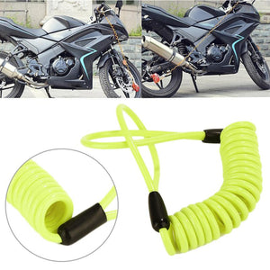 Reminder Cable for Disc Brake Alarm - On Motorcycle plus close ups