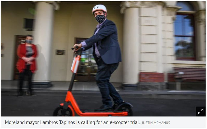 NEWS (The Age): Could e-scooters be the answer to impending COVID-19 gridlock?