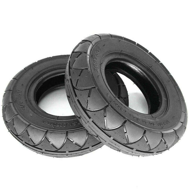 A displayed pair of HOTA 8 Inch Outer Tyres, suitable for the EMOVE Touring and many other electric scooters with 8 Inch tyres.