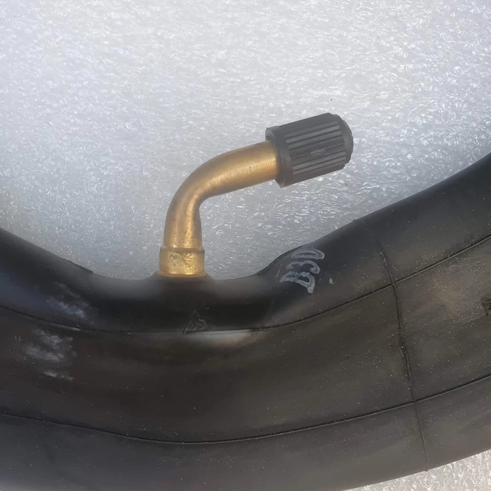 Close up view of the 0 degree bent valve
