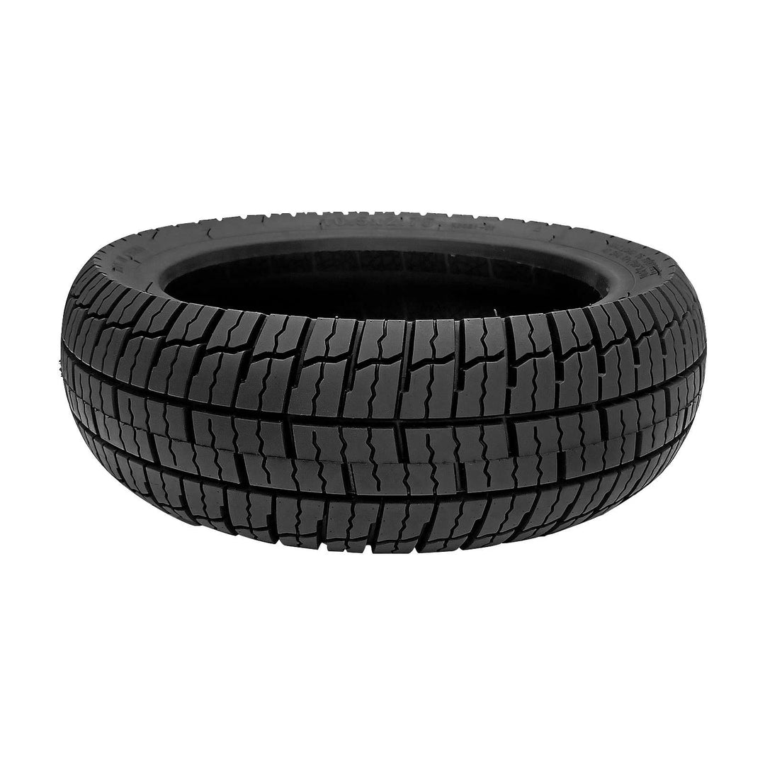 Close-up tread pattern of Xuancheng 10.5×2.75 self-healing tubeless scooter tyre.