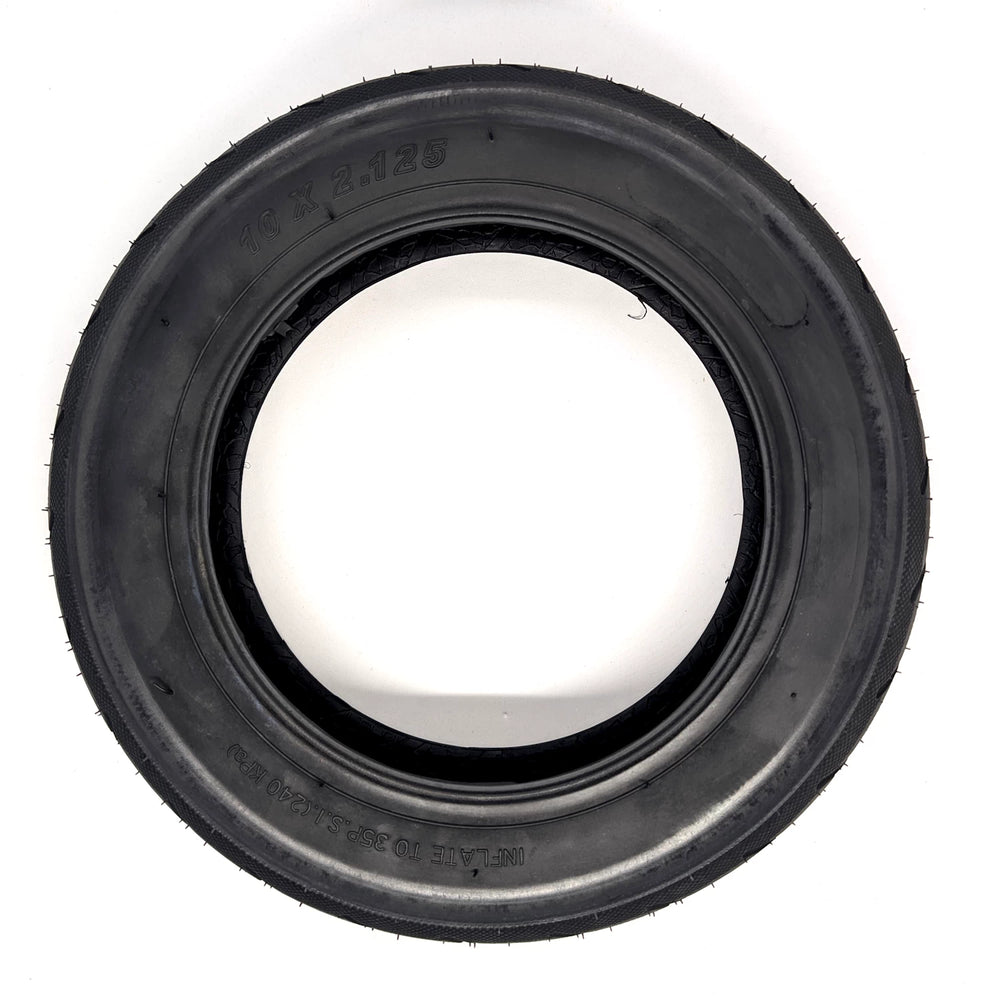 10x2.125 electric scooter road tyre outer tyre profile view