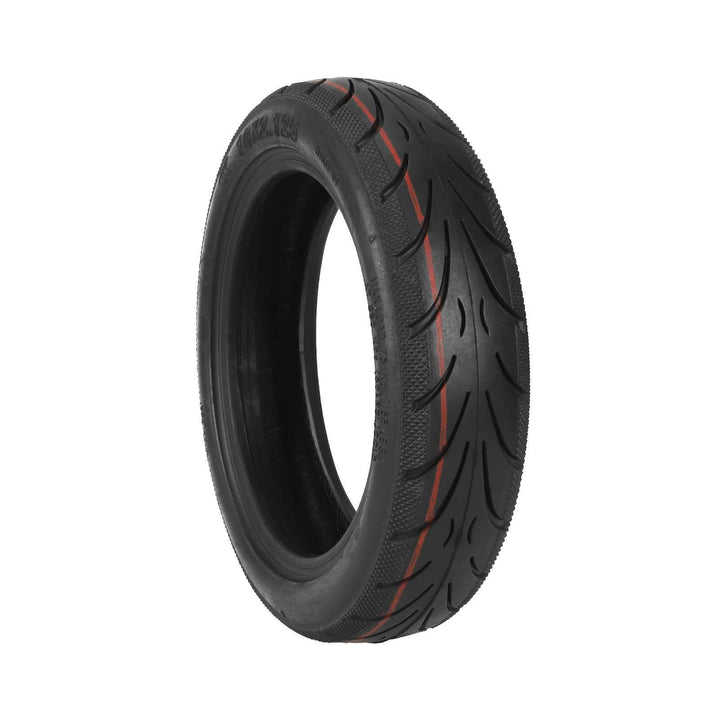 10×2.125 tubeless road tyre HT031-02 with directional tread and diamond-stippled shoulders for electric scooters.