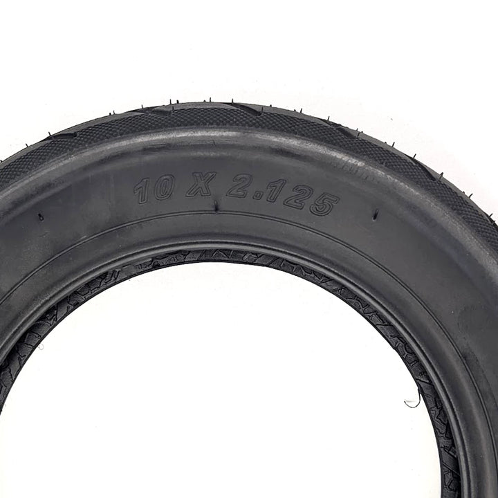 10x2.125 tyre sidewall size marking on electric scooter tyre
