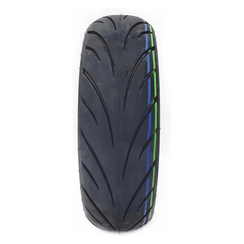 Close-up of the CST 10x2.3-6.5 Tyre tread pattern designed for optimal traction on urban roads.