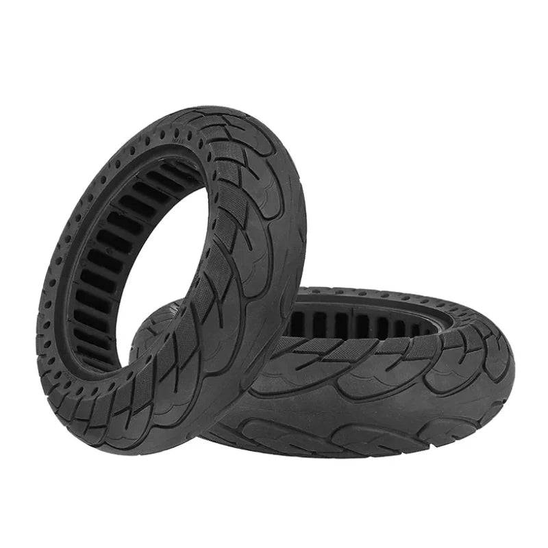 Pair of 10x2.5 non pneumatic scooter tyres