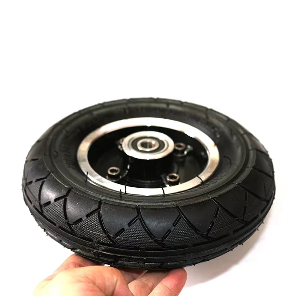 Underside view of the 200x50 HOTA Electric Scooter Tyre with Aluminium Alloy Wheel Hub, as per the original EMOVE Touring.