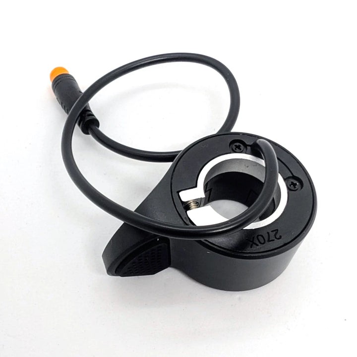 Inner-side view of 270X thumb throttle for electric scooter handlebar