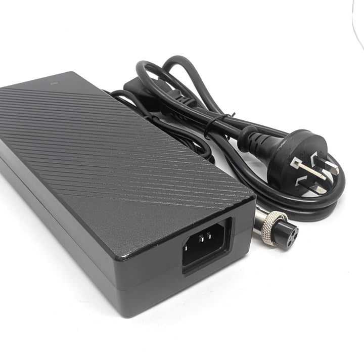 60V electric scooter fast charger rated 67.2V 4A with GX16-3 connector
