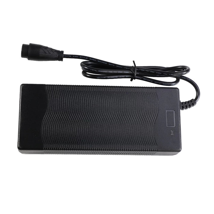 Top view of 66.4V 1.75A Charger with Baming plug for 60V Dualtron electric scooters