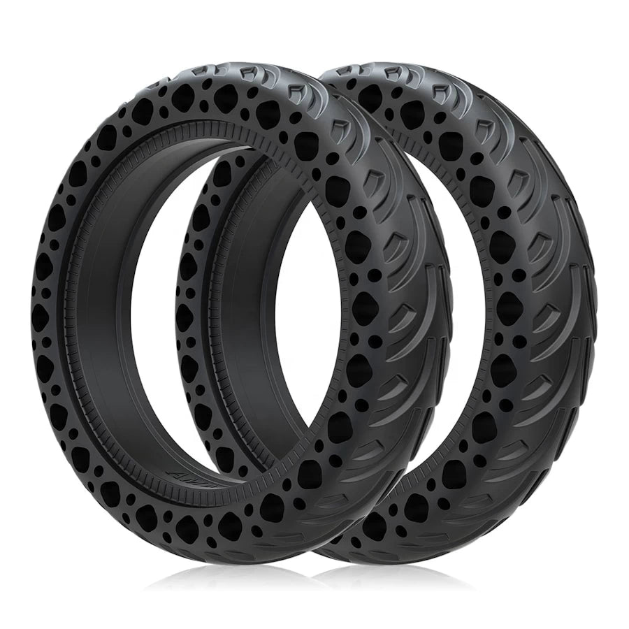 Pair of 8.5x2 Solid Honeycomb Tyres for Xiaomi M365 Pro and GoTrax XR Scooters