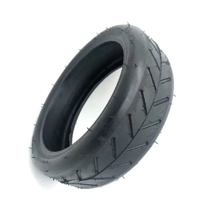 Angled view of 8.5-inch Non-Slip Tyre for Xiaomi M365 Pro, butyl rubber with enhanced grip, model 50/75-6.1