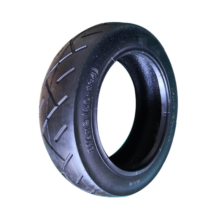 Reverse hero shot of the 8.5x2 (50-134) outer tyre, showing the tread and the sizing on the sidewall