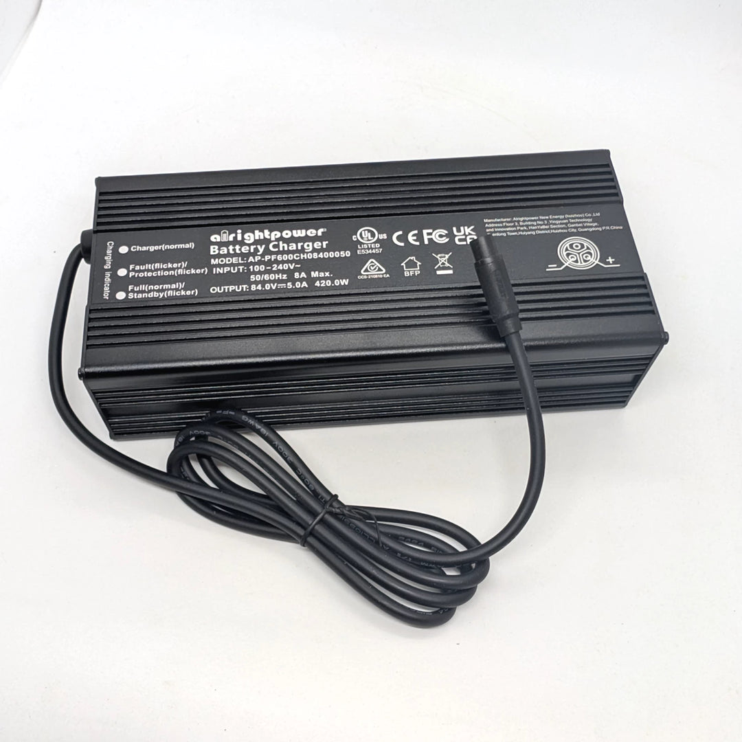 84V 5A Fast Charger for Inmotion RS 72V Electric Scooter - RCM Certified