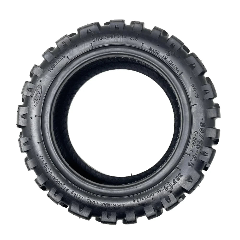 CST 90/65-6.5 tubeless electric scooter tyre side profile