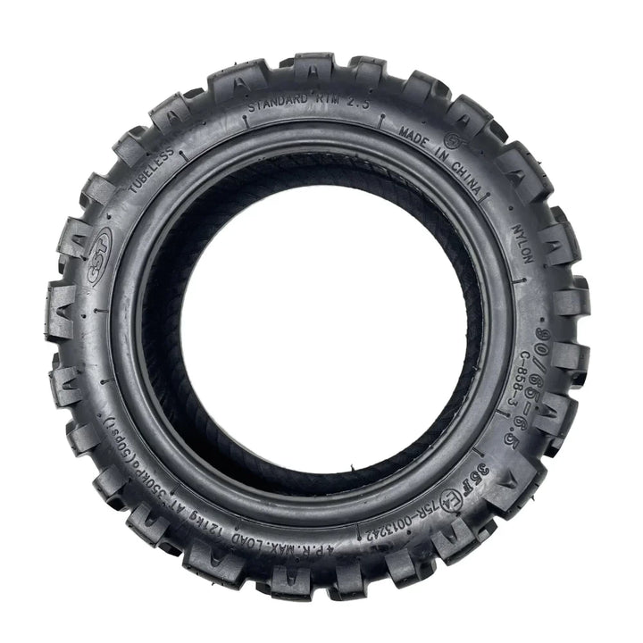 CST 90/65-6.5 tubeless electric scooter tyre side profile