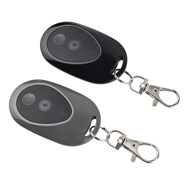 Wireless remote controls for electric scooter anti-theft alarm system