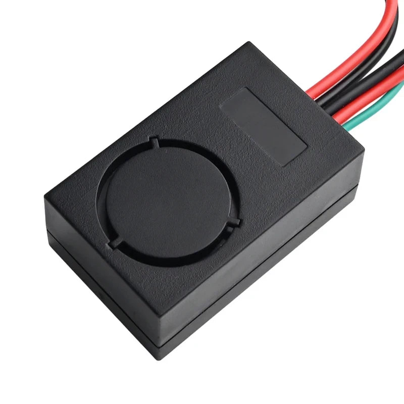 Close-up view of Electric scooter alarm module