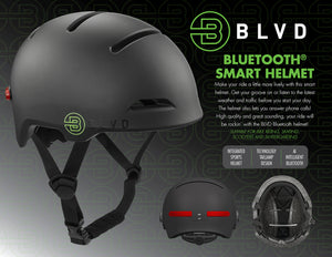 Helmet: BLVD Bluetooth Smart Helmet