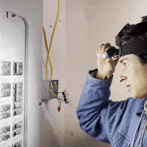 Noxgear 500 lumen head light quickly unsnap to reveal those hard-to-see spaces.