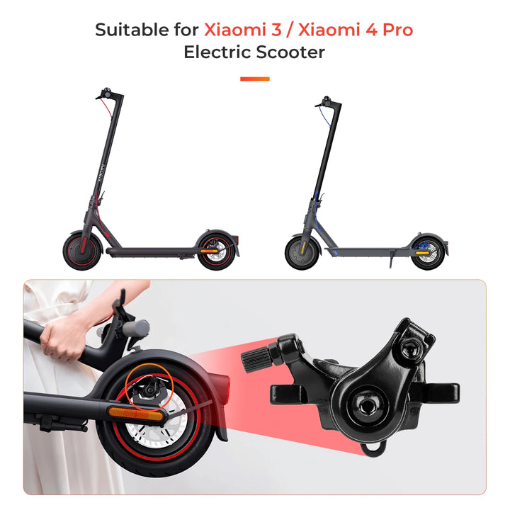 Rear brake caliper compatibility Xiaomi Mi 3 and Mi 4 Pro electric scooters