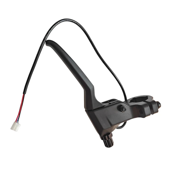 Close up of 22mm clamp on Ninebot Max G3 brake lever