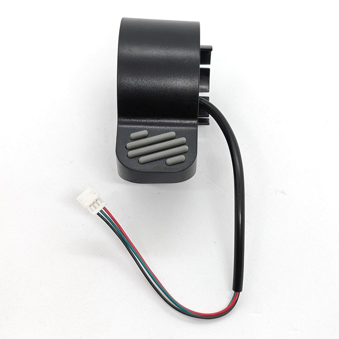 Electronic thumb brake for Ninebot ES1 ES2 ES4 E25 with grey rubber grip and 3-pin connector