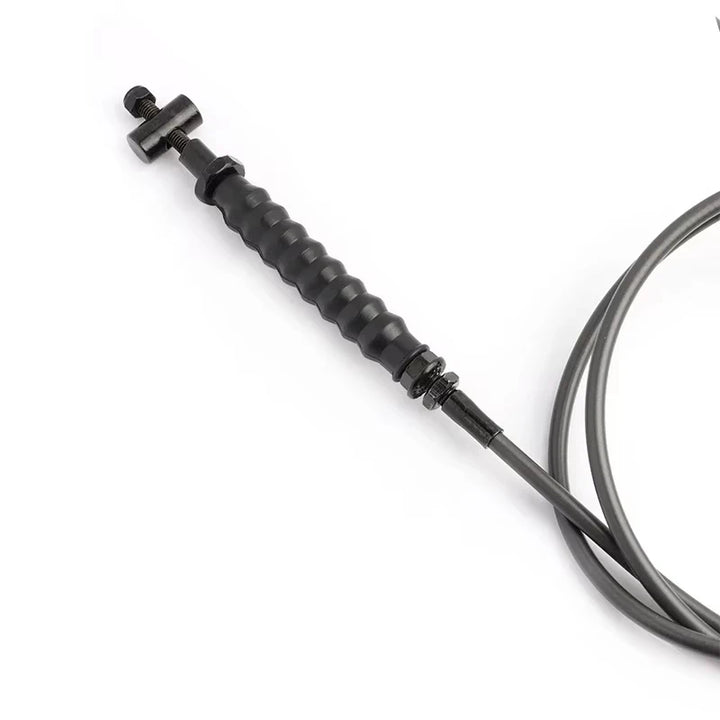 Ninebot Max G30 brake wire assembly showing protective boot and connection
