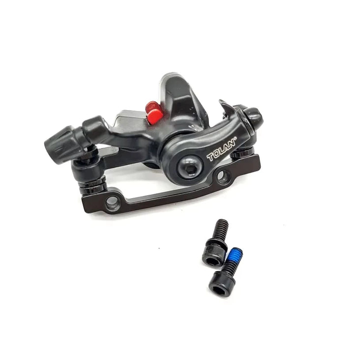 Top hero view displaying mounting bracket, cable entry and brake swing arm.