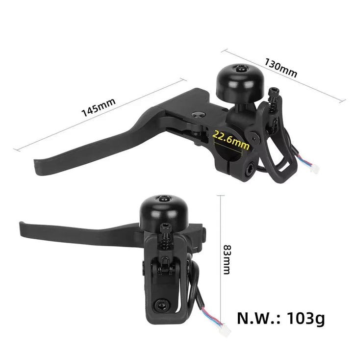 Brake Lever Dimensions – Detailed size specifications (145mm lever, 22.6mm handlebar fit, 83mm Total height).