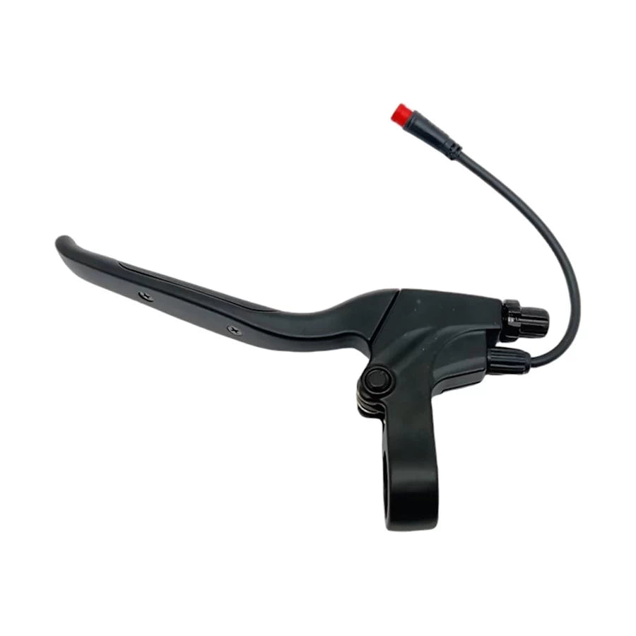 Left brake lever with ergonomic design and connector wire