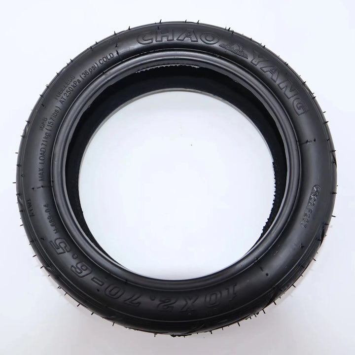 Side profile view of CHAOYANG 10x2.70-6.5 Self-Healing Tubeless pneumatic tyre for EMOVE Cruiser