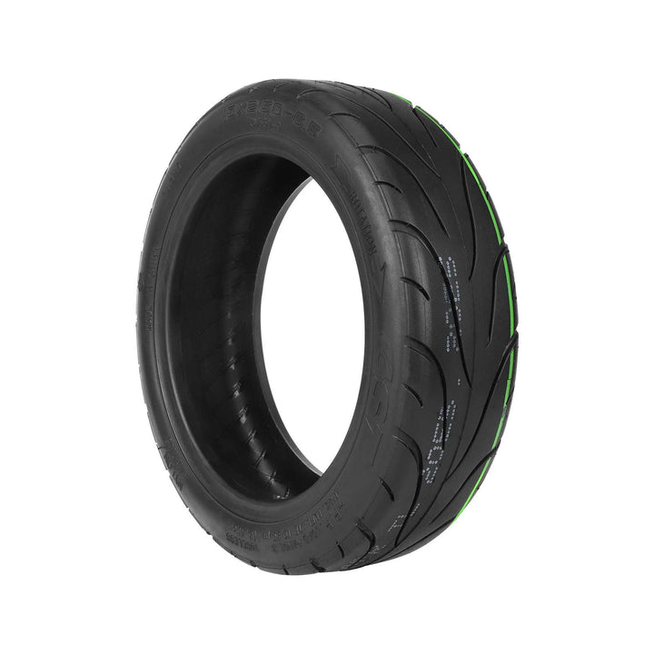 Angled hero view CST 10x2.50-6.5 Tubeless Tyre showing directional arrow to ensure correct fitmet.