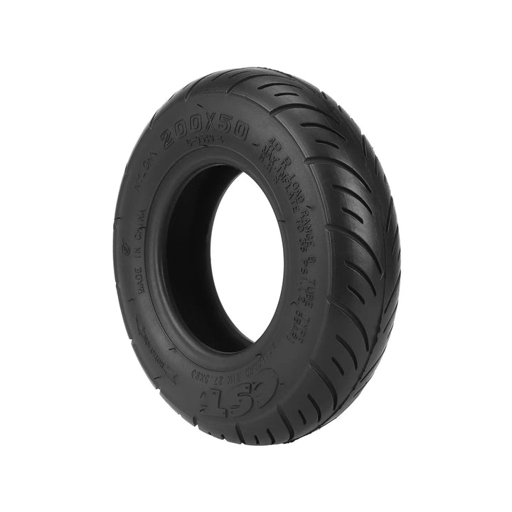 CST 200×50 electric scooter tyre with non-slip street tread pattern