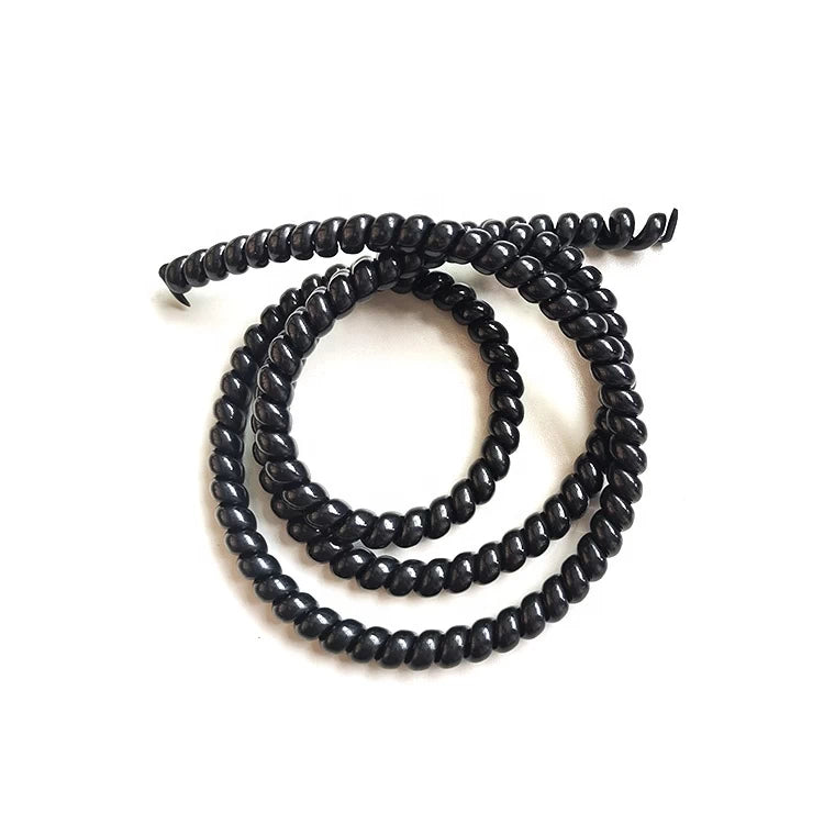 Black spiral cable protection wrap – electric scooter wiring organiser