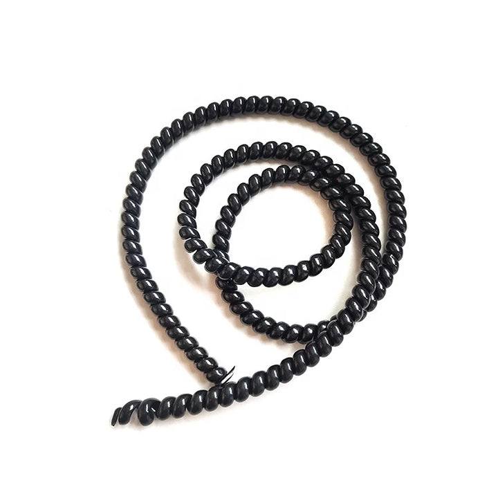Cable management wrap for scooter wires – 105cm length black spiral