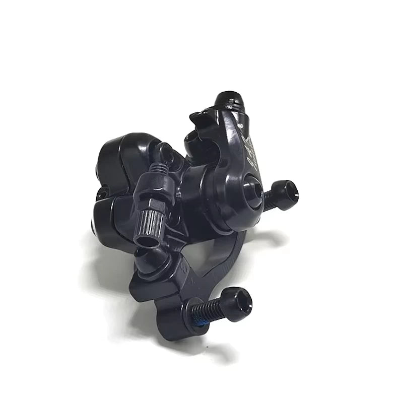 Front angled view of JAK brake calliper for Dualtron DT2 and Spider Limited