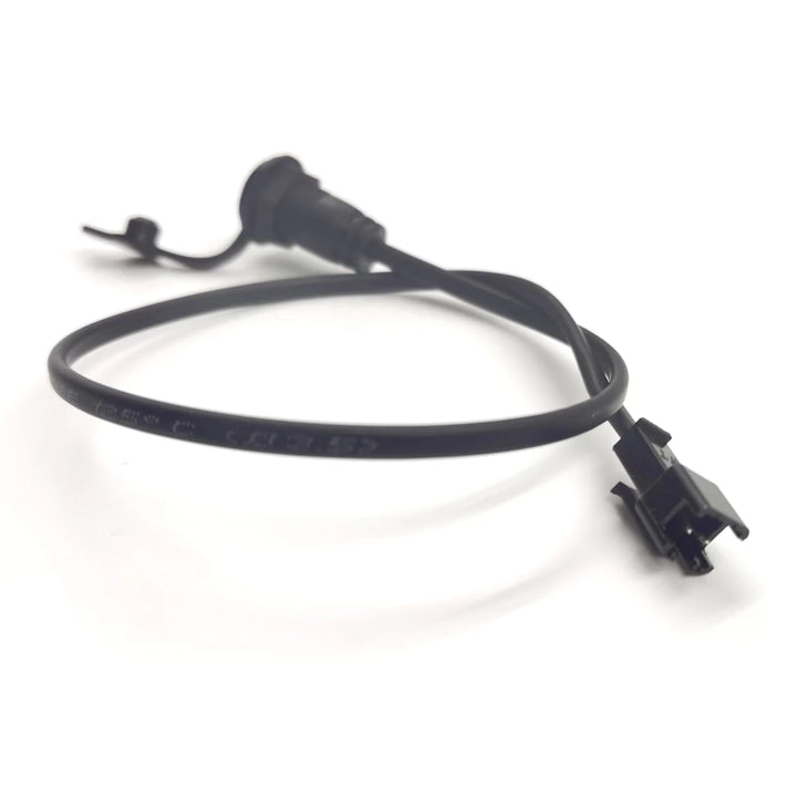 Pre-wired Kugoo G2 Pro charger socket replacement with 2-pin connector plug.