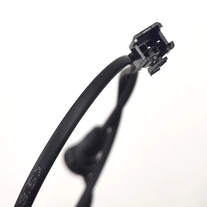 Close-up of Kugoo G2 Pro electric scooter charging port 2-pin connector plug.