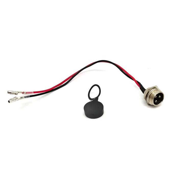 Charging Port replacement with GX16 male plug and two bullet connectors for Kugoo M4